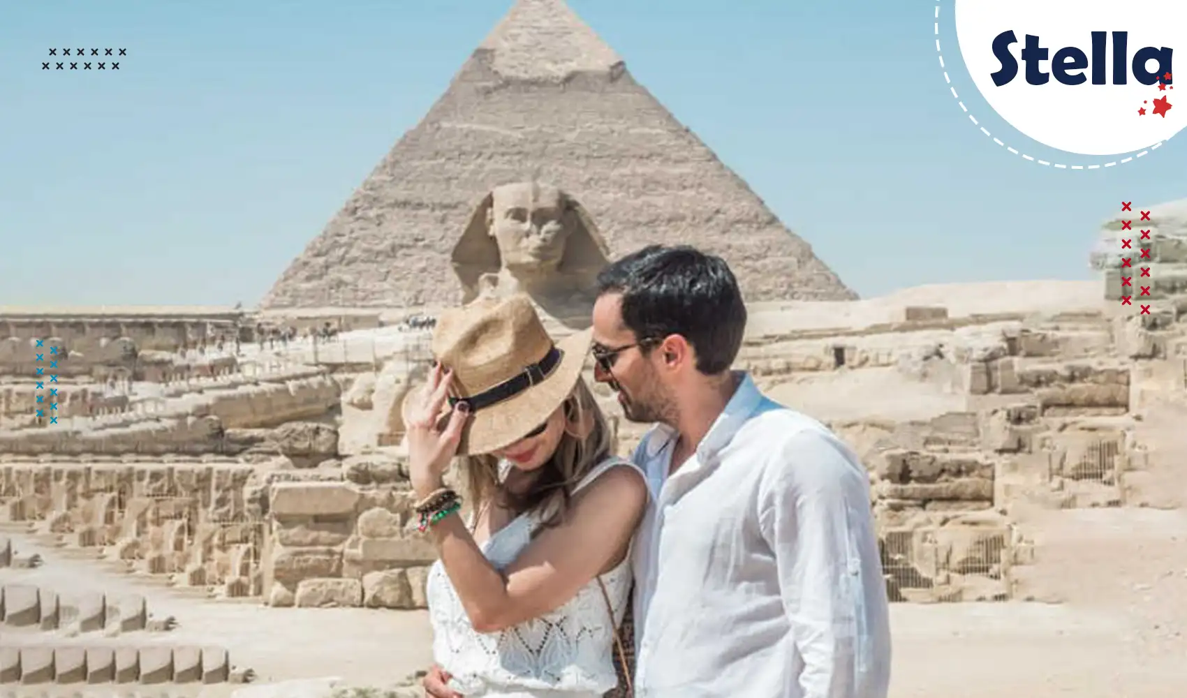 The Great Pyramids of Giza on a Cairo day trip from Hurghada