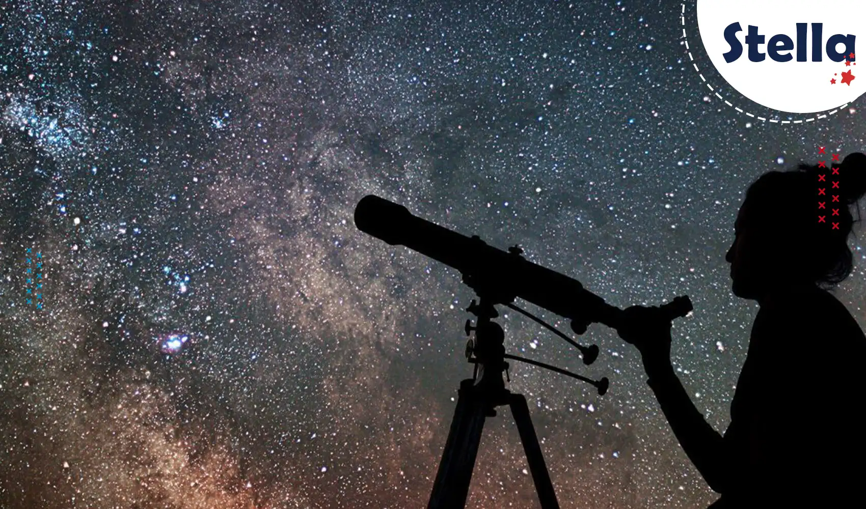 Telescope set up at a Bedouin camp at night on a stargazing tour near Hurghada